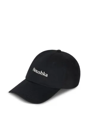 GANNI キャンバス キャップ | ブラック | FARFETCH JP
