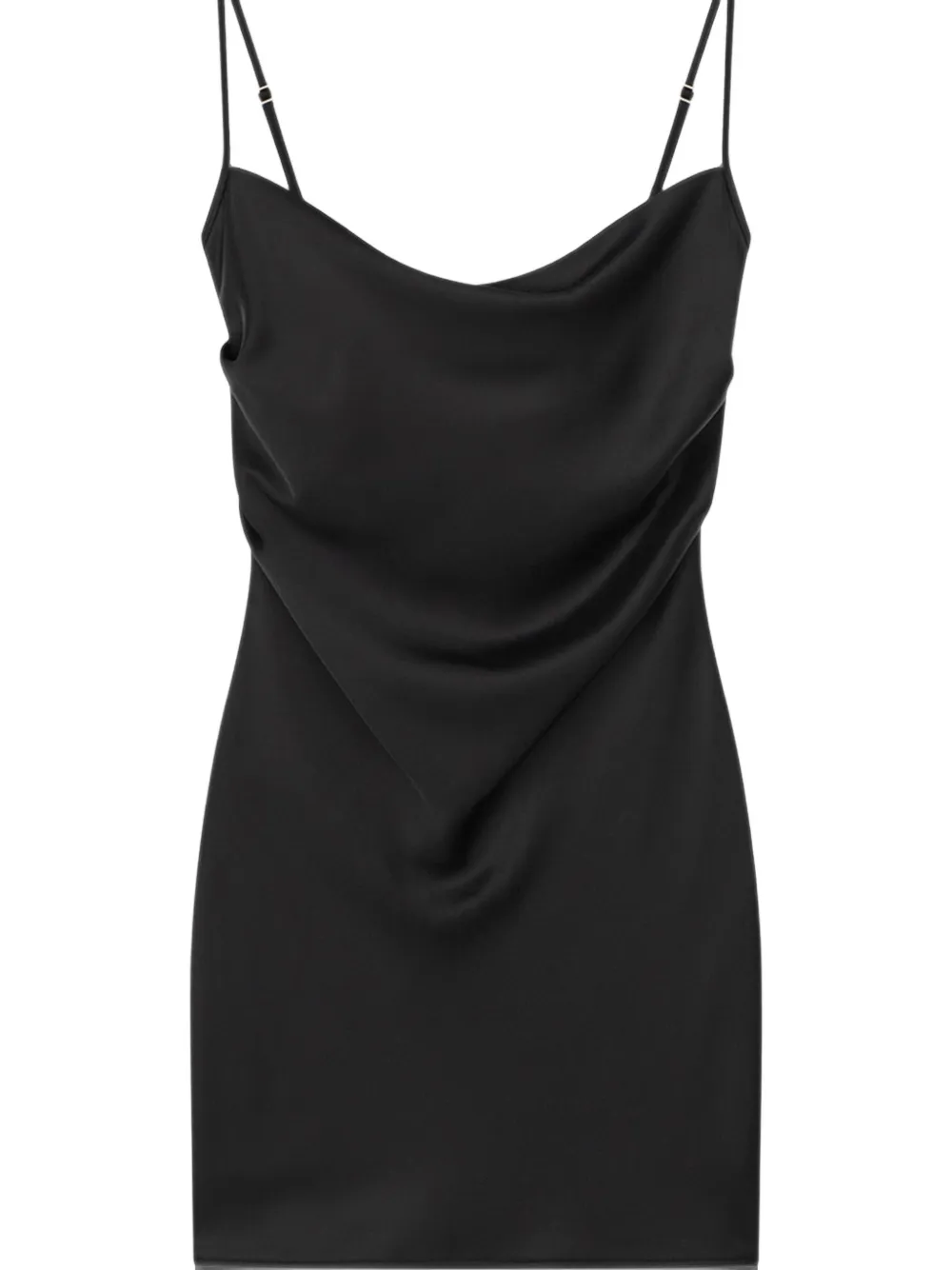 Nanushka Seren mini-jurk met ronde hals Zwart
