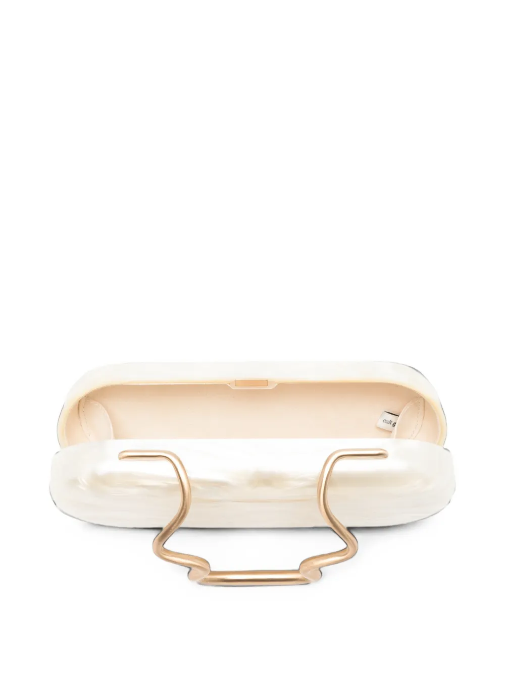 Cult Gaia Ilaria clutch Beige
