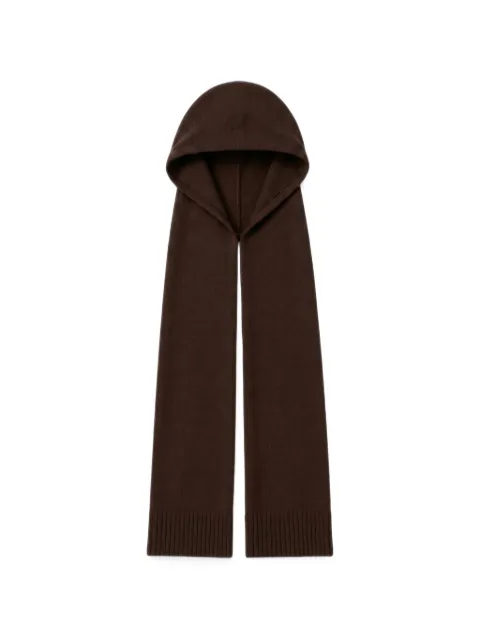 Chinti & Parker fine-knit hooded scarf