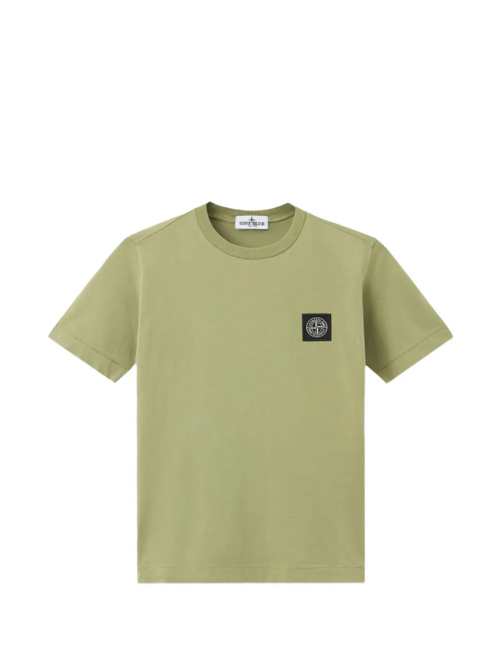 Stone Island Junior logo-patch t-shirt - Verde