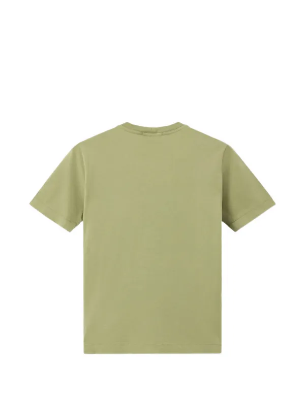 Stone Island Junior logo-patch t-shirt | グリーン | FARFETCH JP