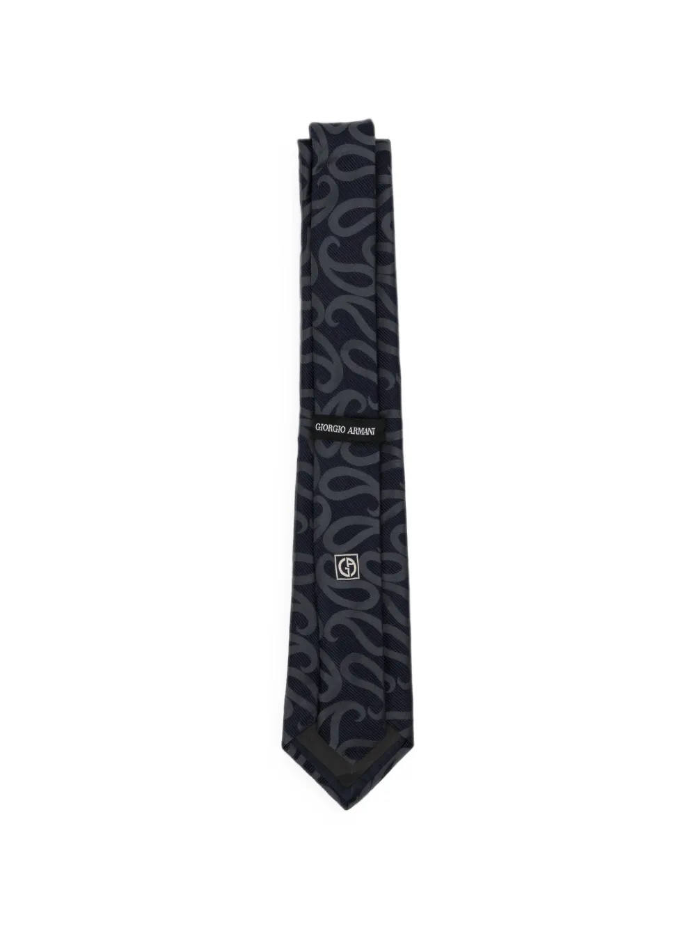Giorgio Armani Stropdas met paisley-print Blauw