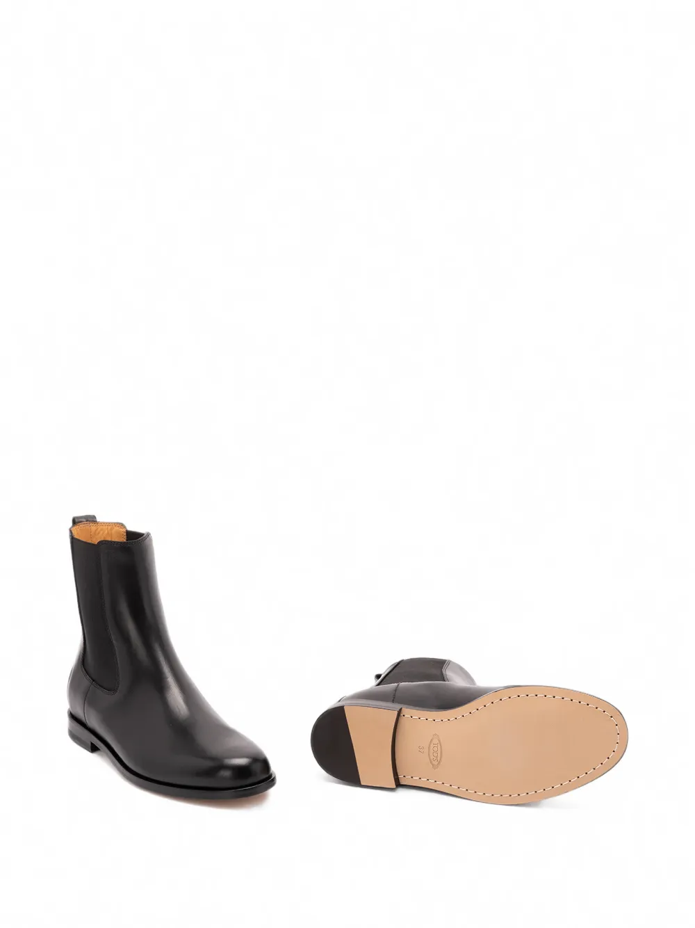 Tod's Gommino-stud leather Chelsea boots Zwart
