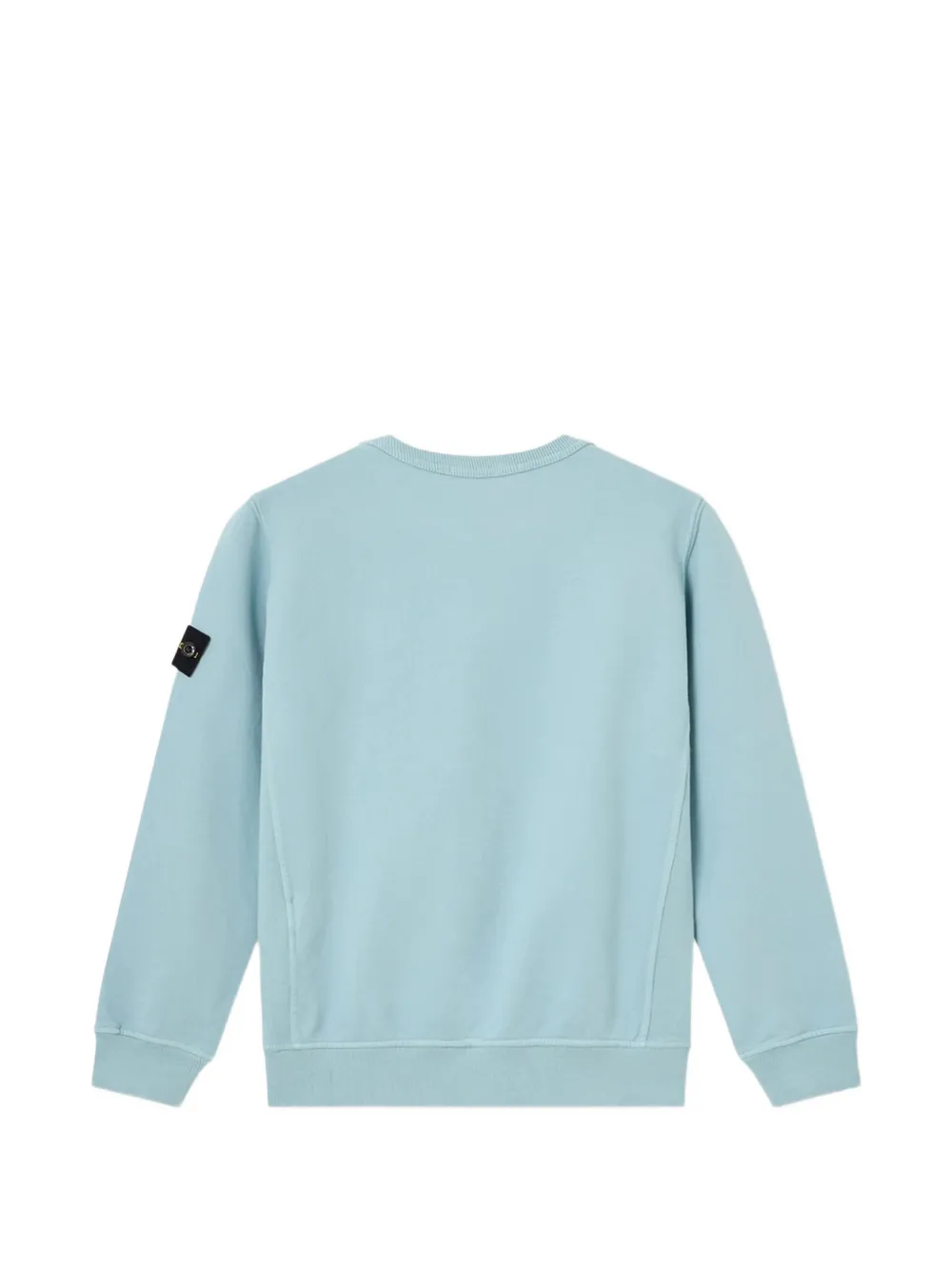 Stone Island Junior logo-patch sweater Blauw