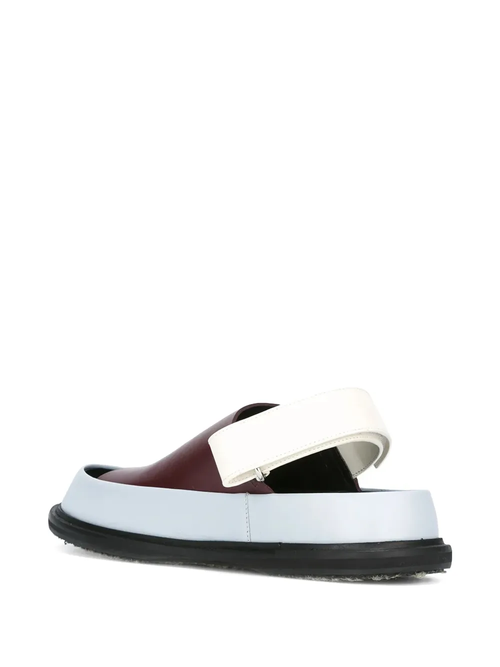 Marni leather slingback sandals Rood