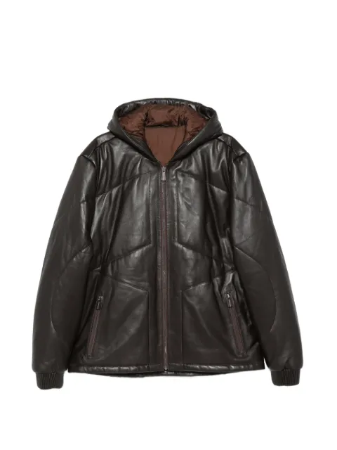 SERGIO MORETTI FIRENZE quilted hooded jacket