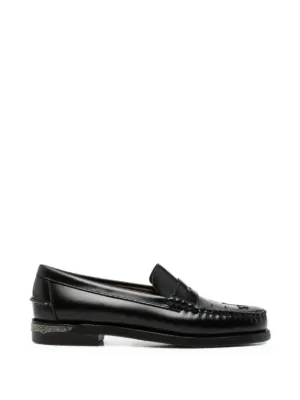 G.H.Bass Weejuns Larkin Tassel Loafers In Black Leather | Black
