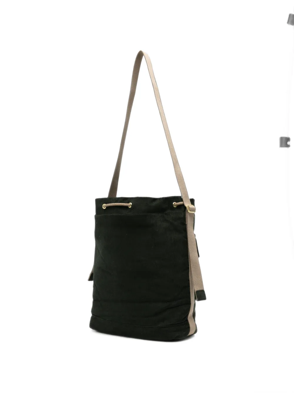 Barbour Mia Waxed schoudertas met trekkoord Groen