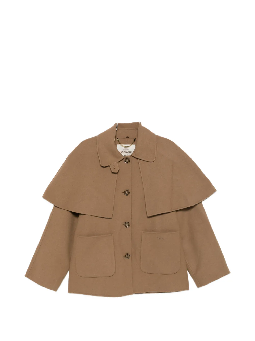 Barbour Aggy button-down coat - Braun