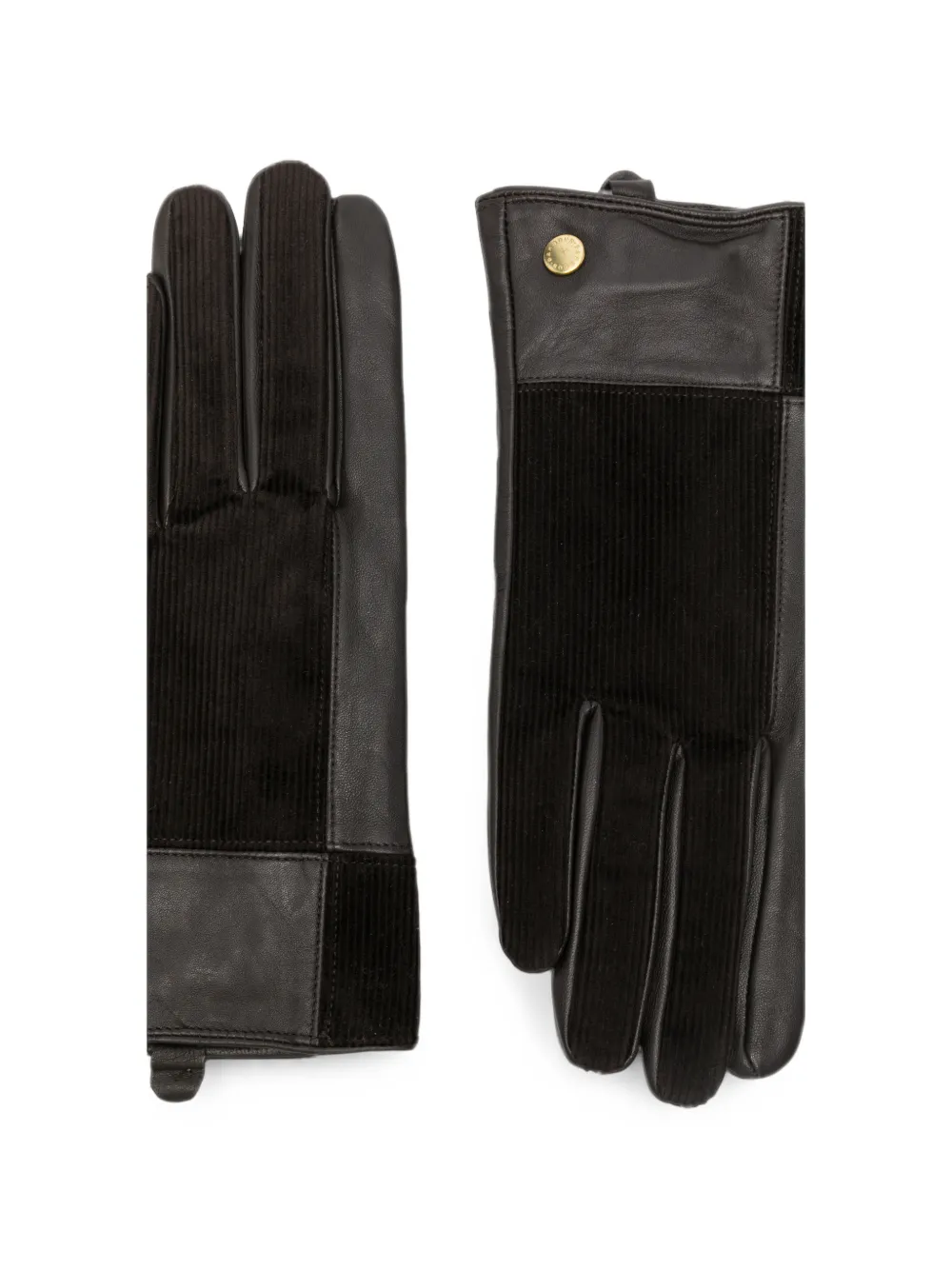 Barbour Handschoenen met ribfluwelen vlak Bruin