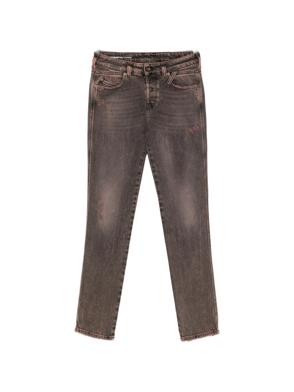 Diesel distressed faded jeans - Grigio