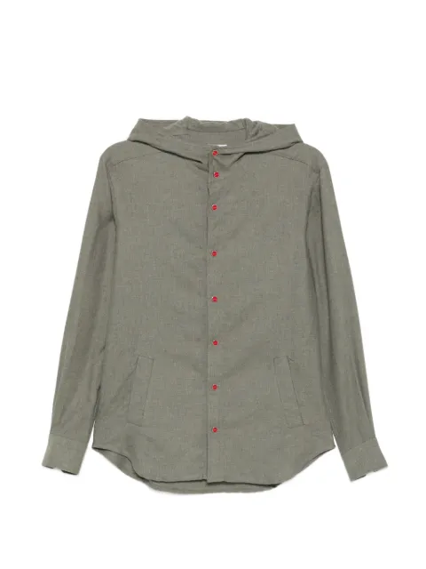Kiton Mariano hooded button-up shirt