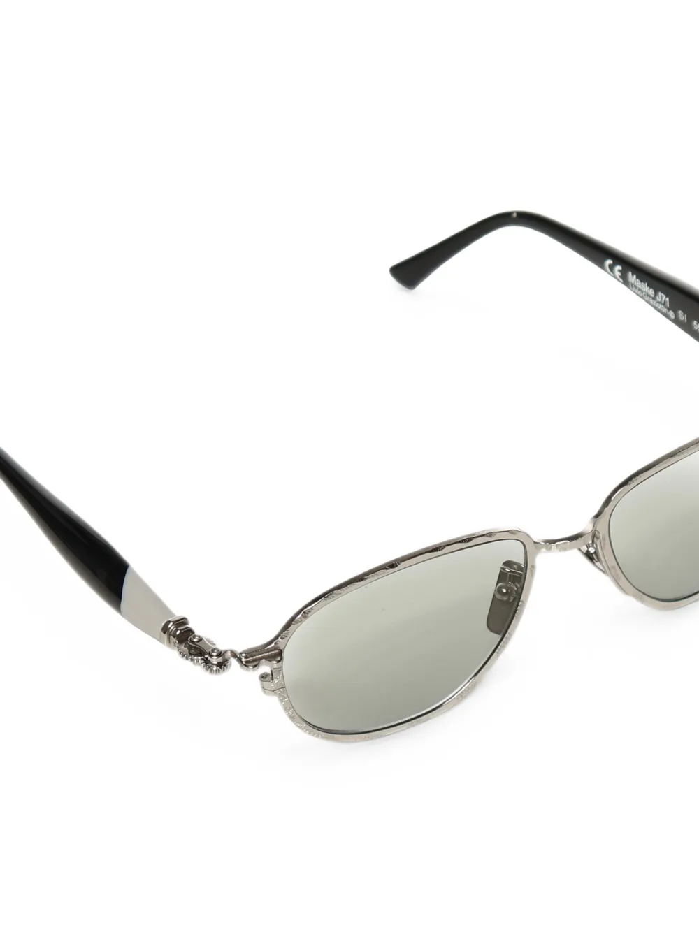 Kuboraum Maske J71 zonnebril met geometrisch montuur Zilver