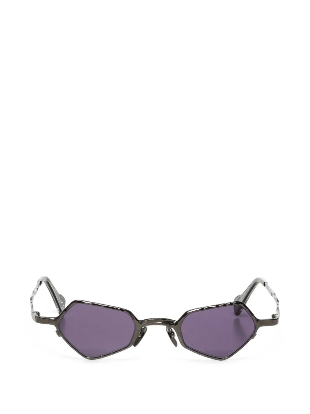 Kuboraum Z25 geometric-frame sunglasses - Grigio