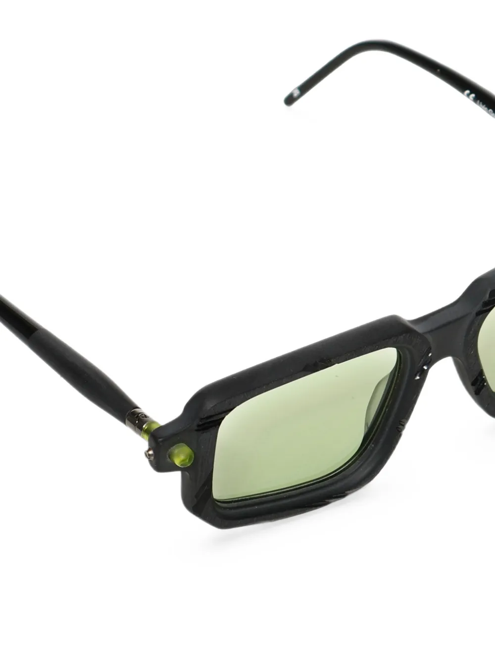 Kuboraum P23 zonnebril met geometrisch montuur Zwart