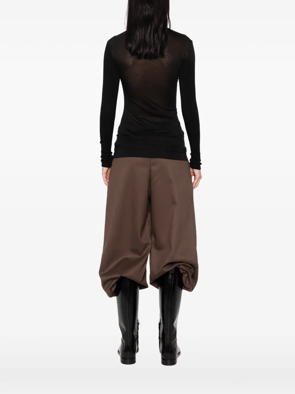 Jil Sander Top met col Zwart