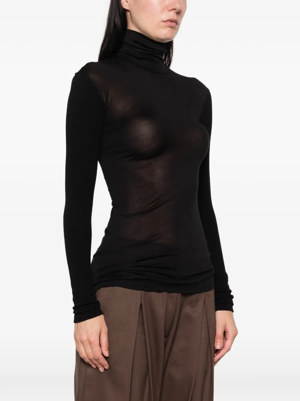 Jil Sander Top met col Zwart