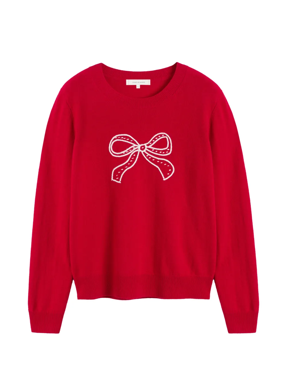 Chinti & Parker bow-detail sweater