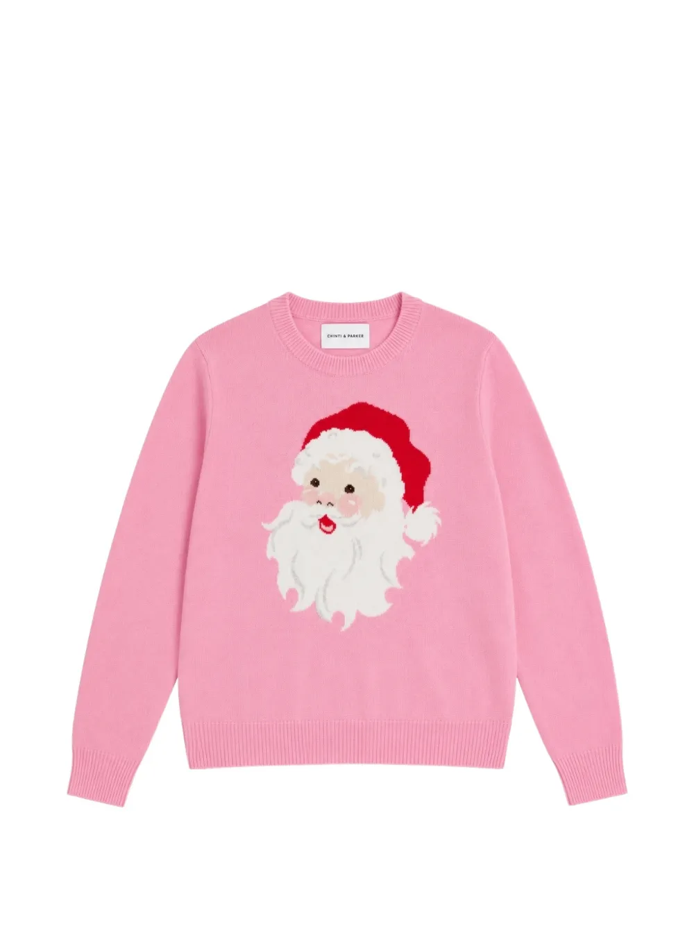 Chinti & Parker Santa Claus intarsia-knit sweater