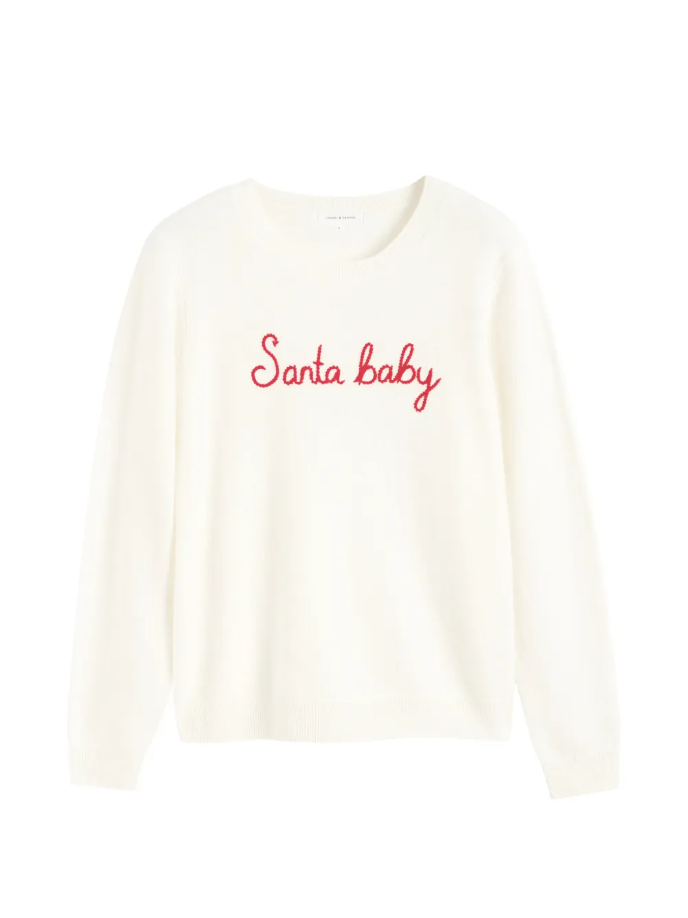Chinti & Parker embroidered crew-neck sweater