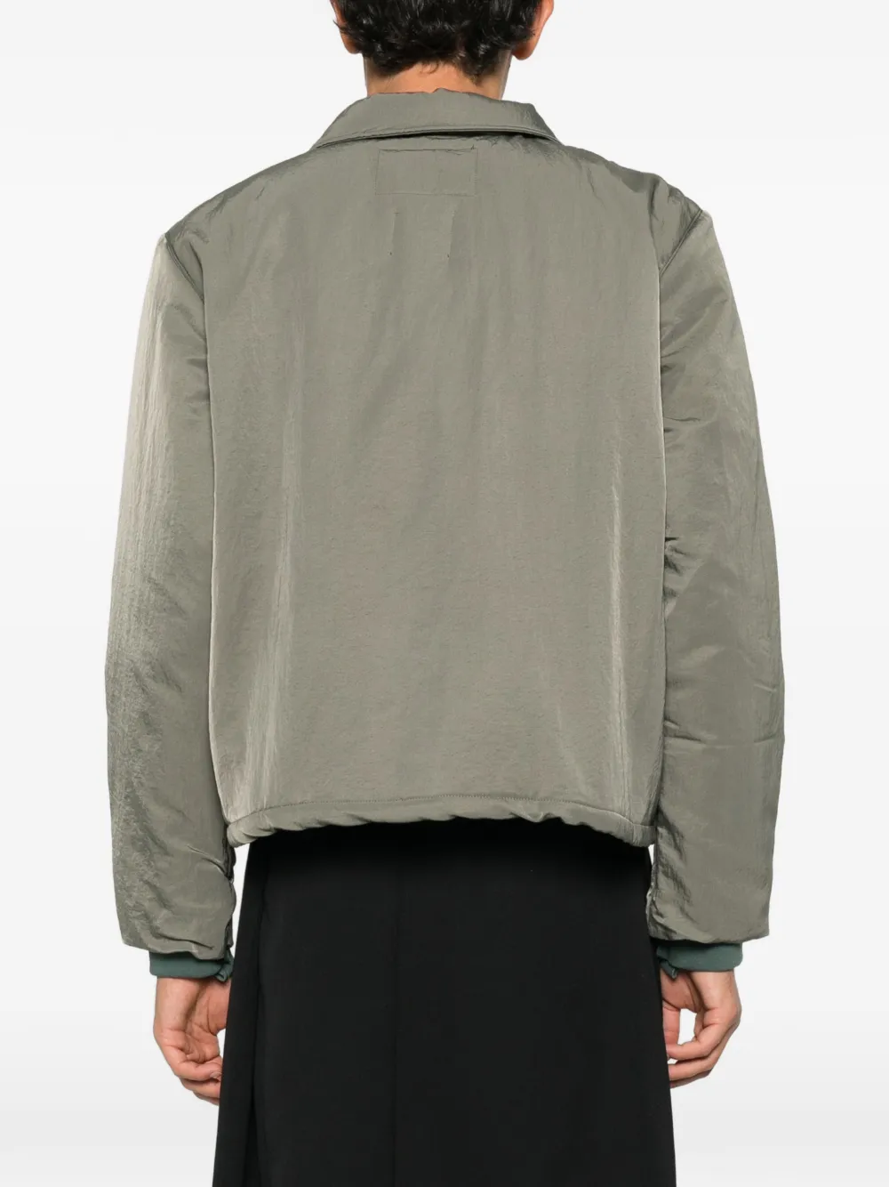 Camiel Fortgens button-up pocket-detail coat Groen