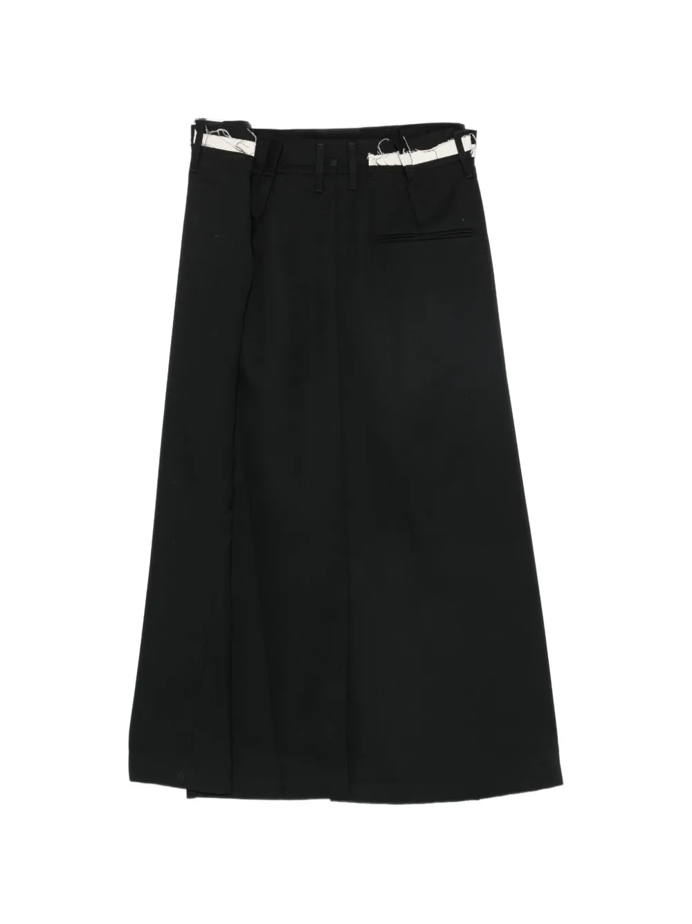 Camiel Fortgens tailored midi skirt - Nero
