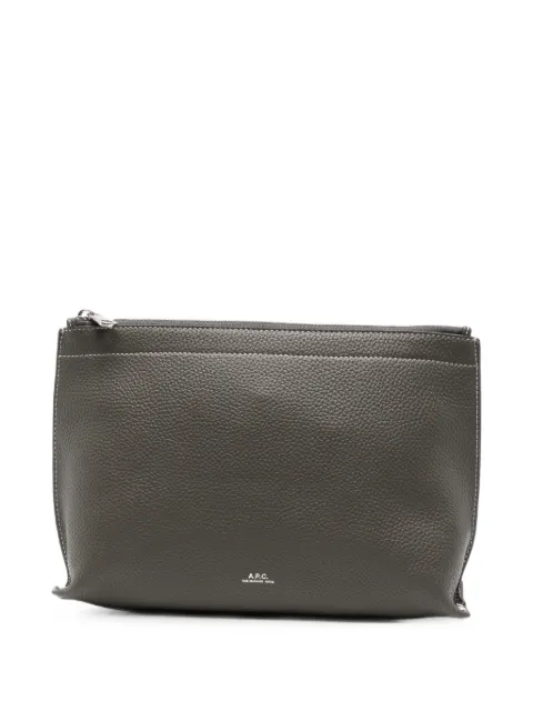 A.P.C. bolso de mano Neige Clou de cuero