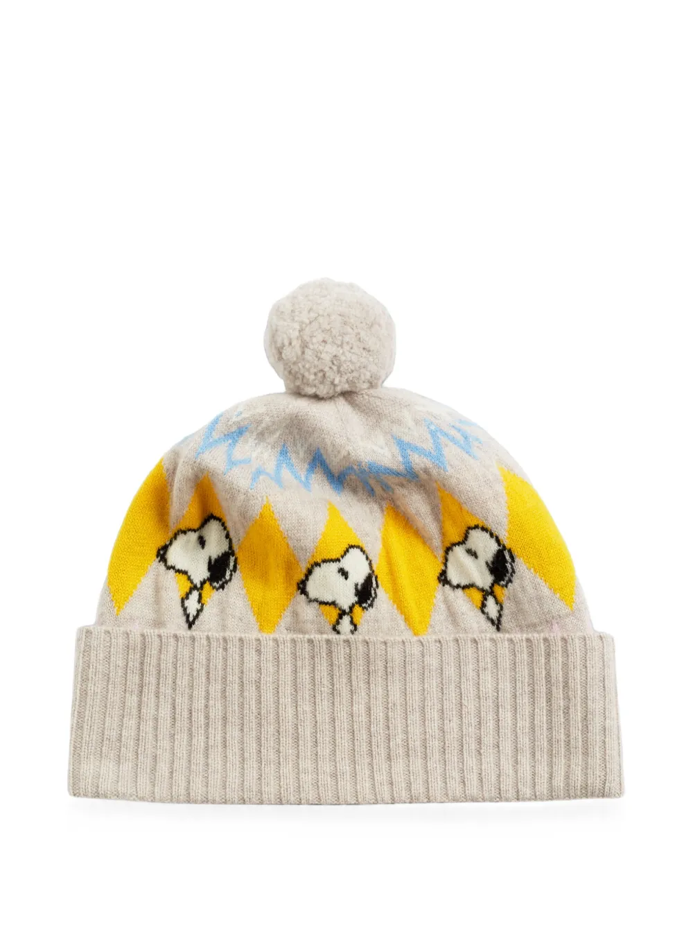 Chinti & Parker Snoopy Fair Isle beanie hat