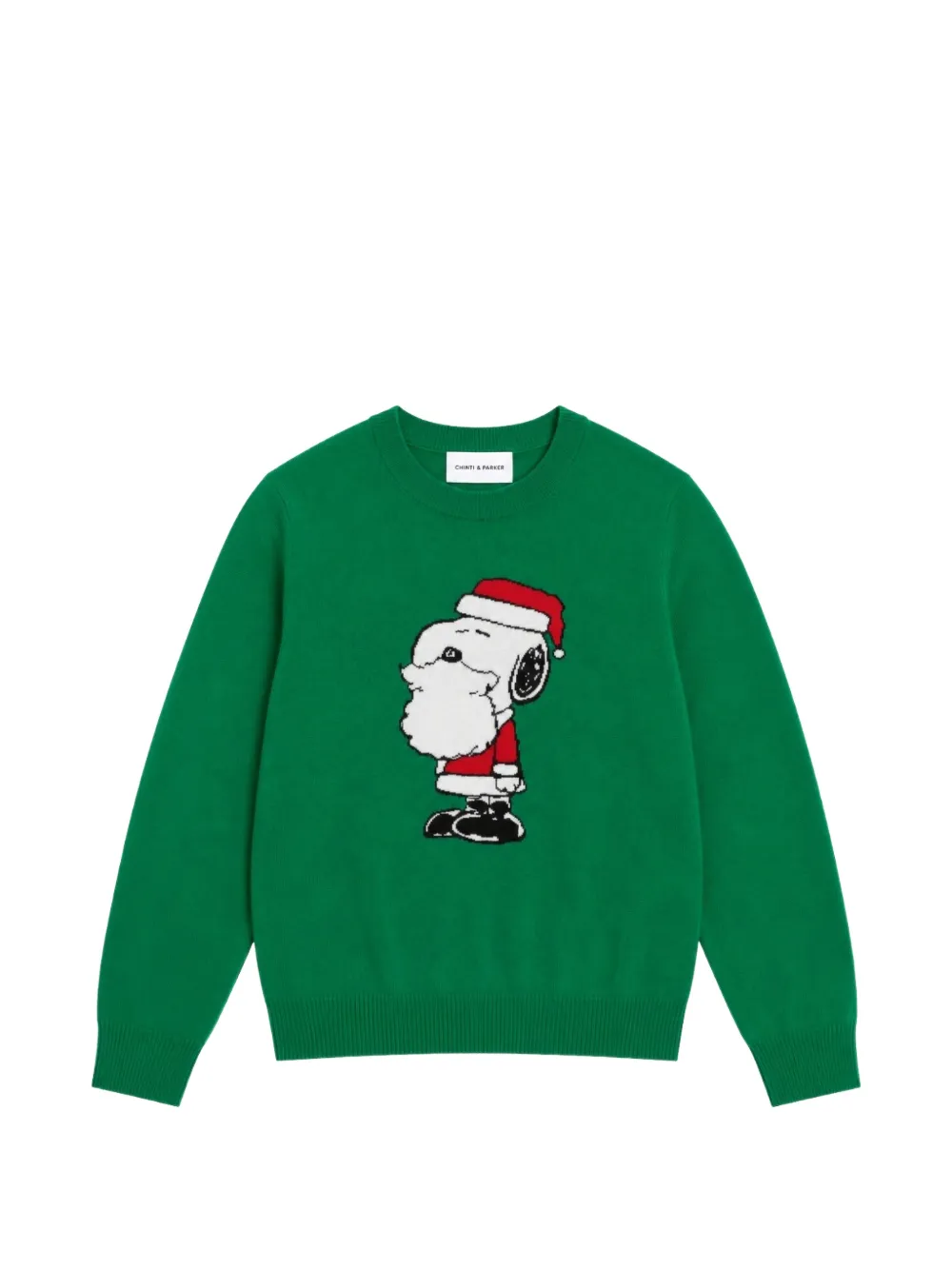 Chinti & Parker Snoopy Santa sweater