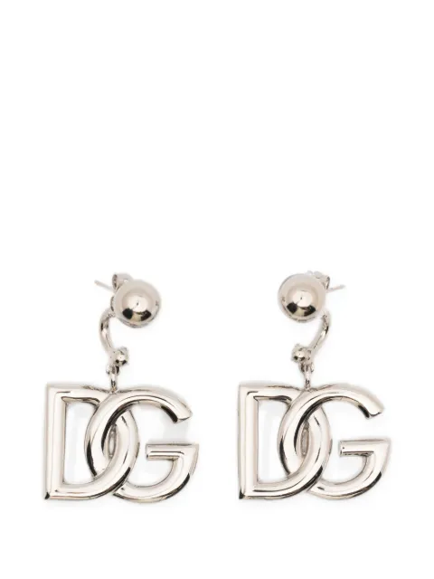 Dolce & Gabbana DG logo drop earrings