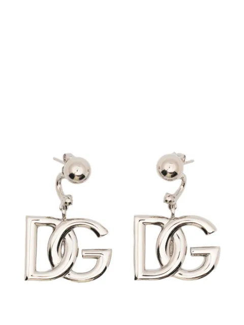 Dolce & Gabbana DG logo drop earrings