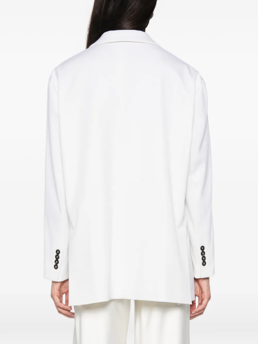 Brunello Cucinelli peak-lapel single-breasted jacket Beige