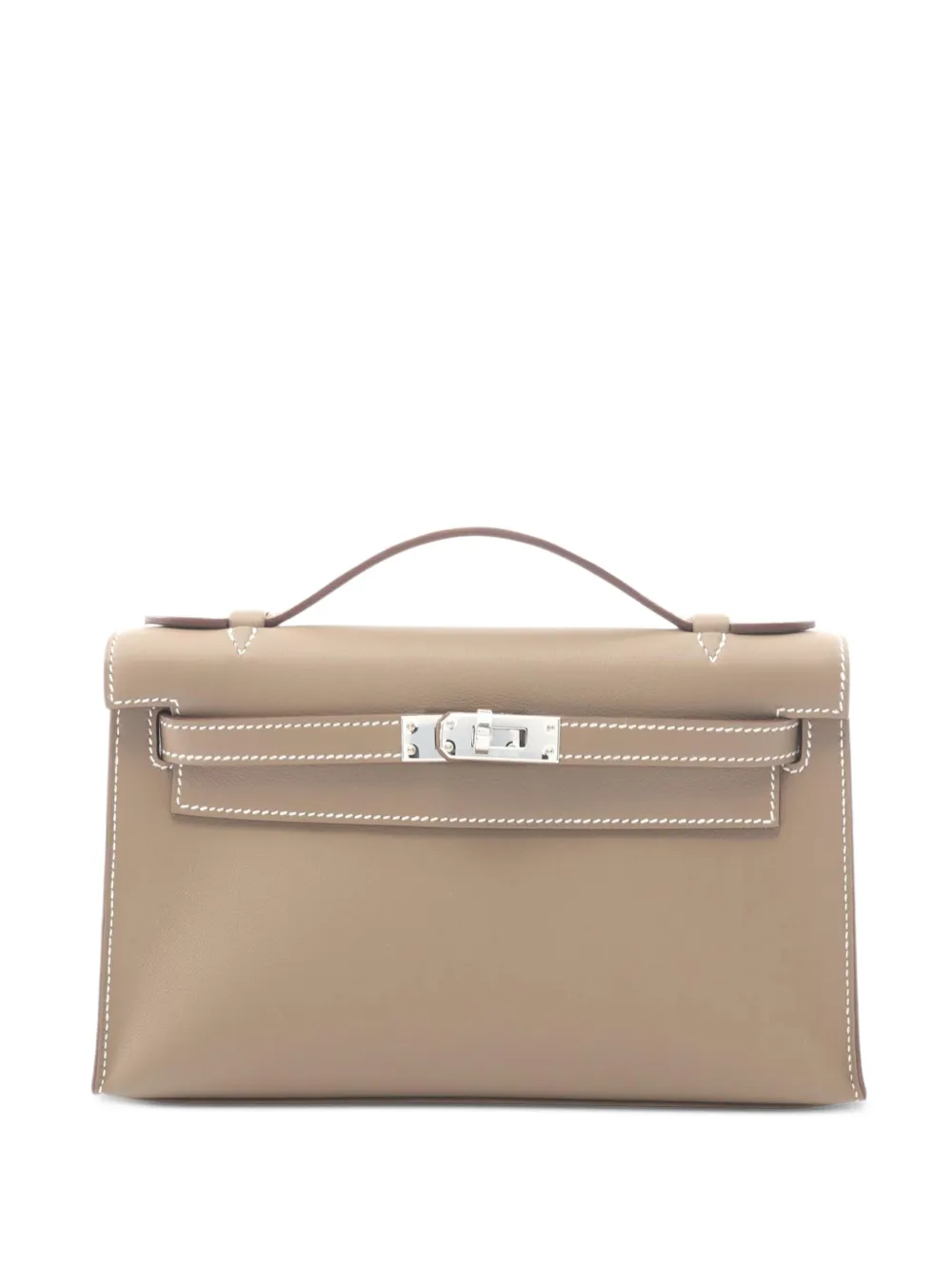 Hermès Pre-Owned 2026 Swift Kelly Pochette 22 handbag - Marrone