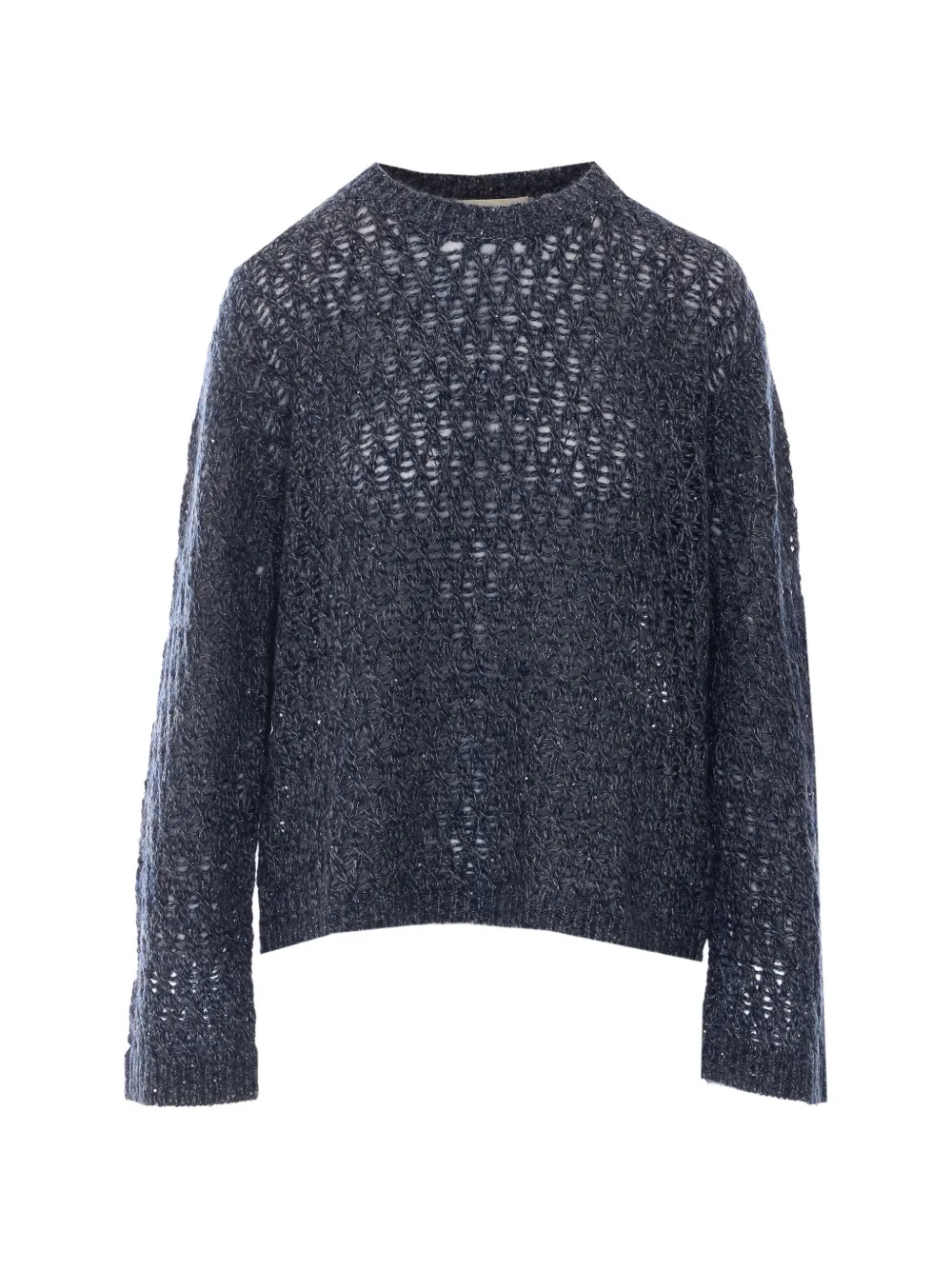 Eleh sequin-embellished open-knit sweater