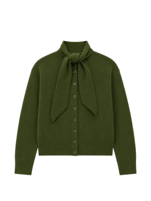 Chinti & Parker tie-neck button-up cardigan