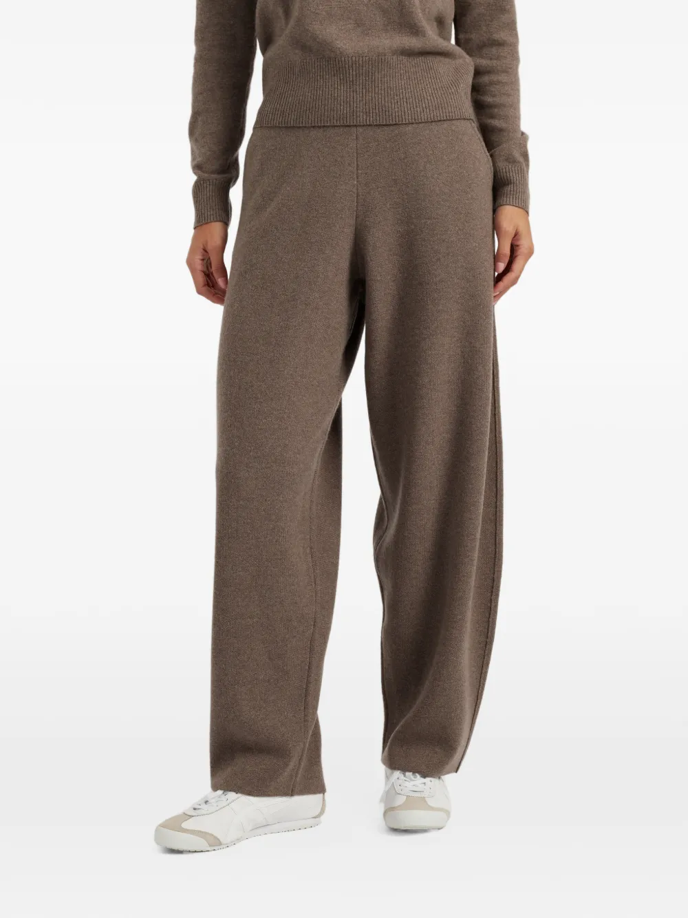 Chinti & Parker barrel knitted trousers Bruin