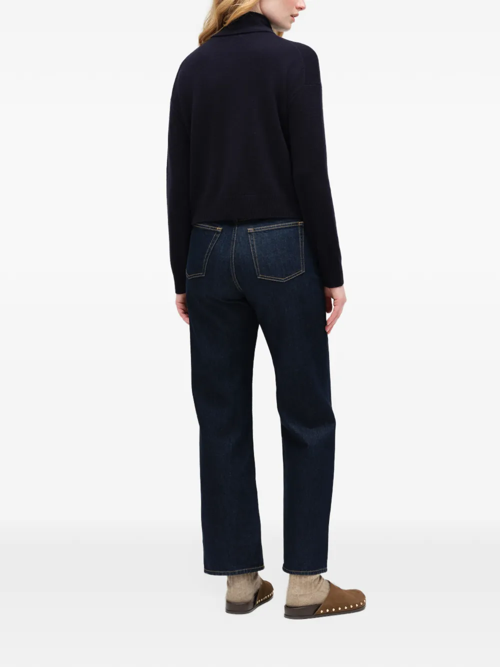 Chinti & Parker Vest met gestrikte hals Blauw