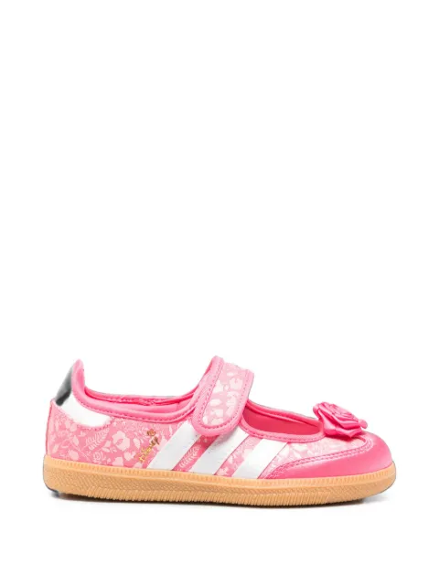 adidas Kids Samba Jane C touch-strap ballet flats
