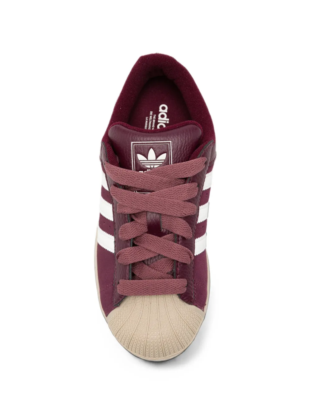 adidas Kids Superstar II J lace-up sneakers Rood