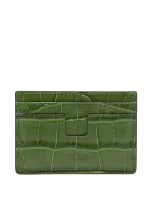 TOM FORD T Line crocodile-effect card holder