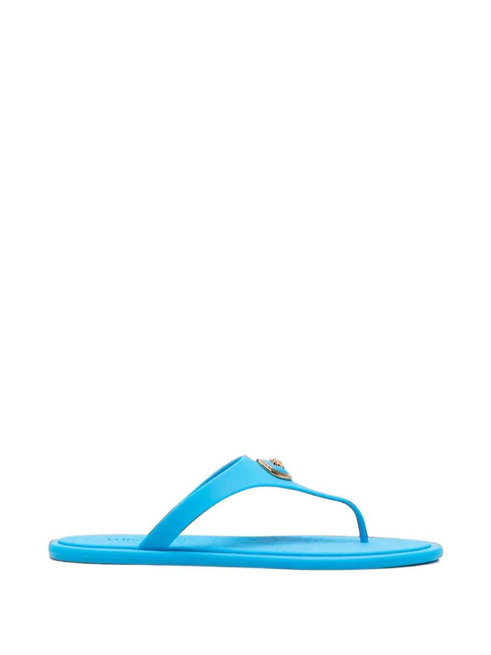 Versace Medusa plaque thong sandals - Blau