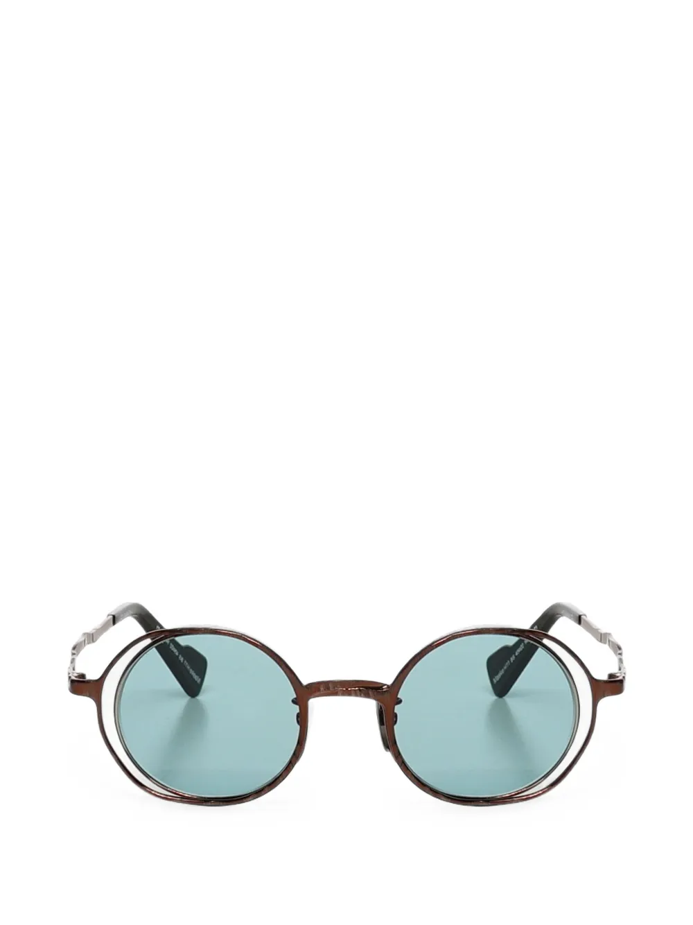 Kuboraum Mask H11 round-frame sunglasses - Verde