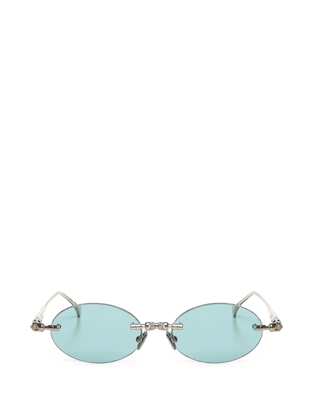 Kuboraum H62 oval-frame sunglasses - Oro