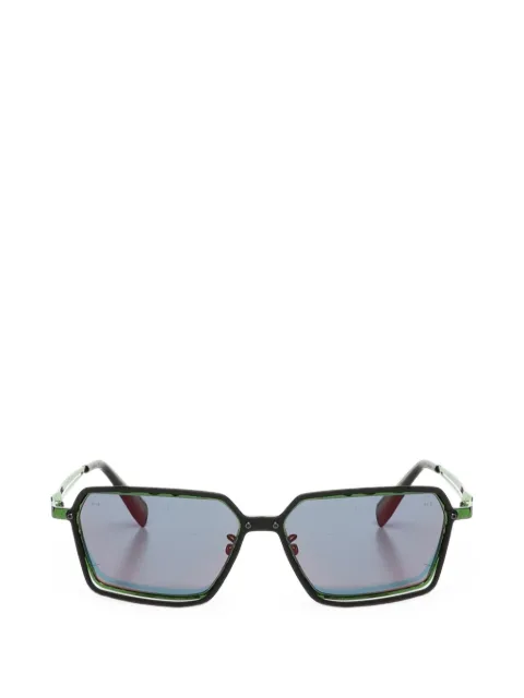 Kuboraum H15 geometric-frame sunglasses