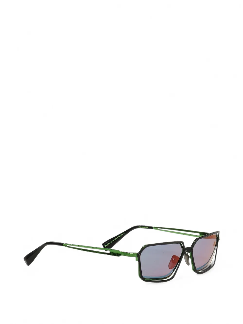 Kuboraum H15 zonnebril met geometrisch montuur Zwart