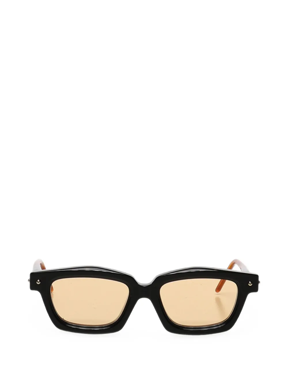 Kuboraum P25 geometric-frame sunglasses - Nero