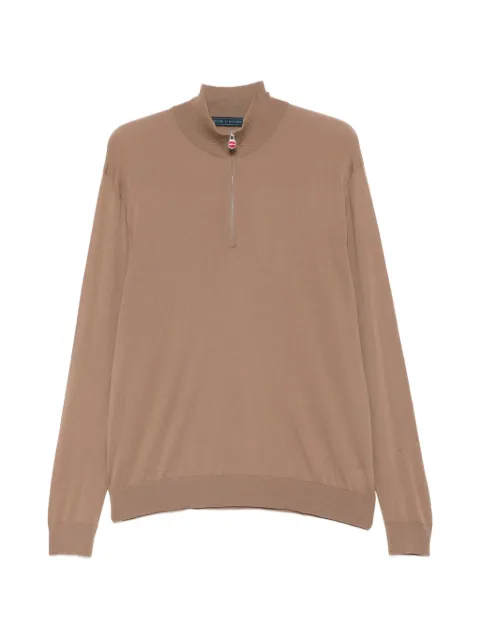 Kiton quarter-zip sweater