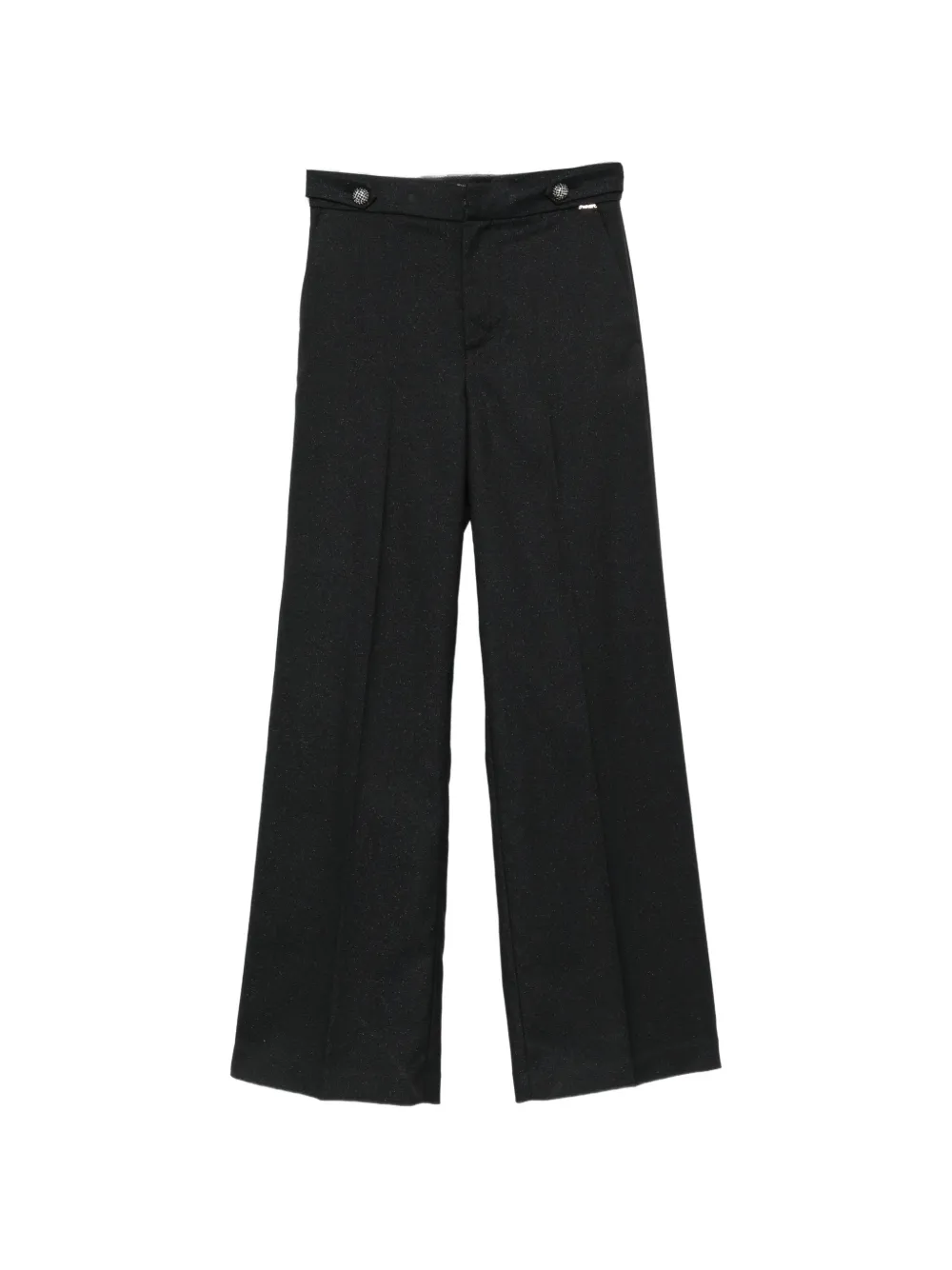 TWINSET button-detail wide-leg trousers - Noir TWINSET button-detail wide-leg trousers - Noir