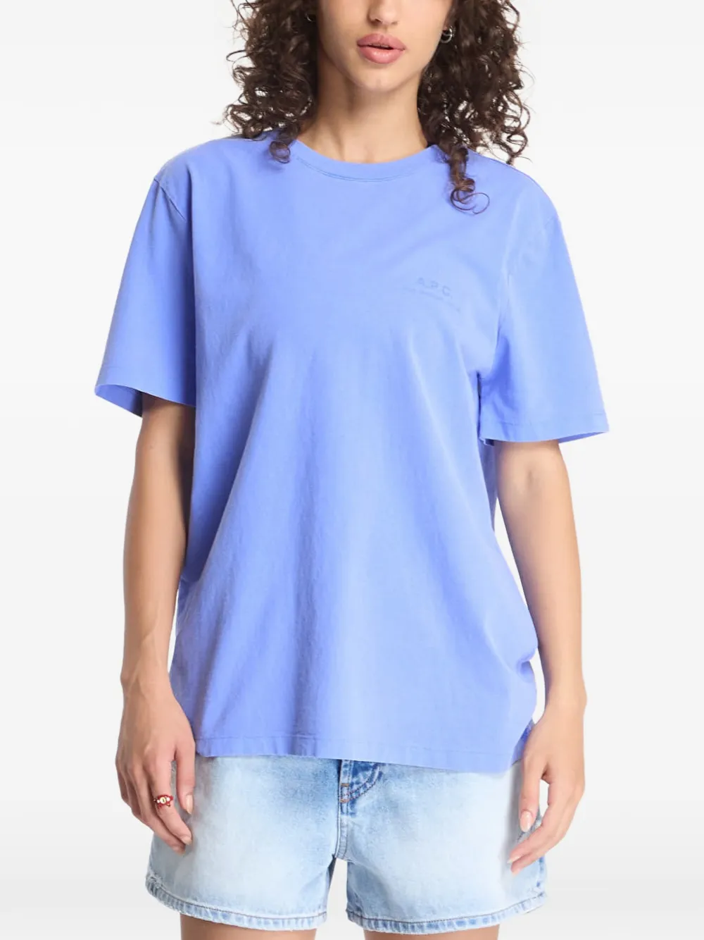 A.P.C. Gabby T-shirt Blauw